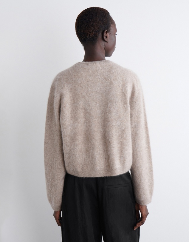 COS - Brushed-Cashmere Crew-Neck Cardigan