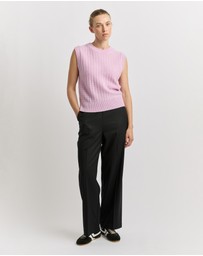 Toorallie - Grid Knit Vest