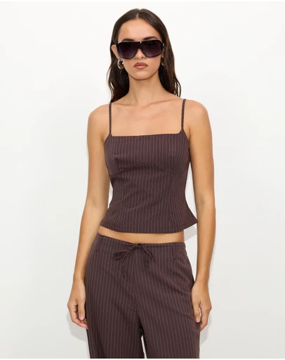 Dazie - Rhea Square Neck Top