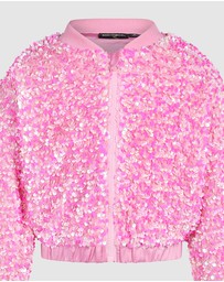 Rock Your Kid - Glitzy Bomber Jacket - Kids-Teens