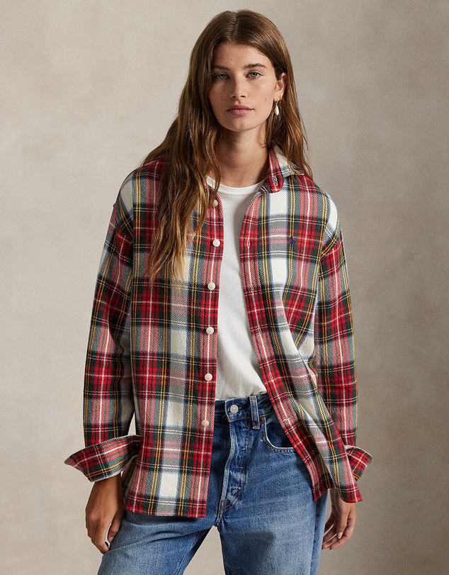 Polo Ralph Lauren - Relaxed Fit Plaid Cotton Twill Shirt - ICONIC EXCLUSIVE