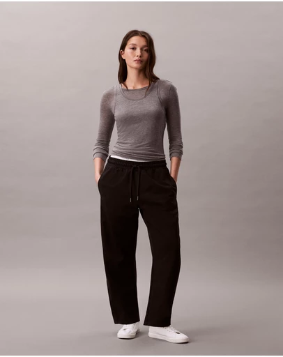 Calvin Klein Jeans - Cotton Terry Barrel Joggers