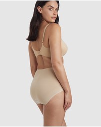 Naomi & Nicole - Light Shaping High Waist Everyday Shapewear Brief (Pack of 2)