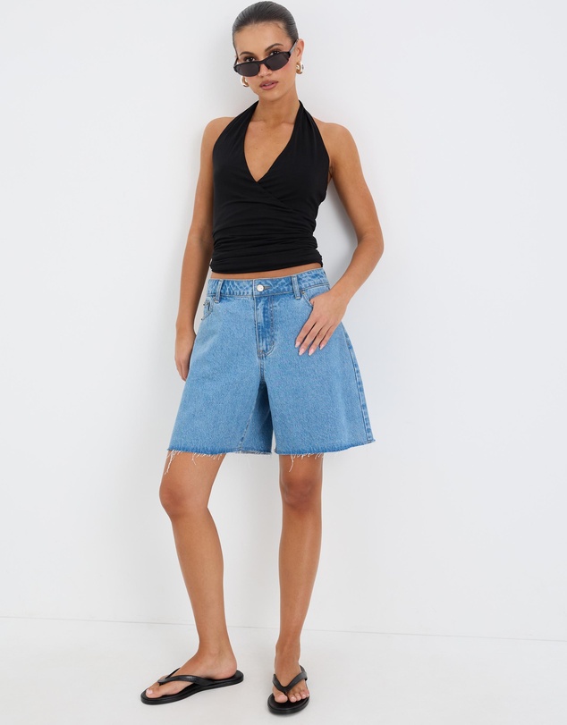 Calli - Blake Wide Leg Denim Jorts