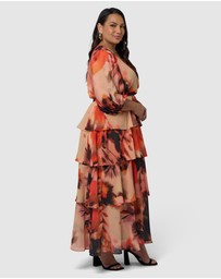 Pink Dusk by Curve Project - Temptress Maxi Dress
