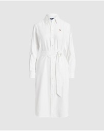 Polo Ralph Lauren - Belted Cotton Oxford Shirtdress - ICONIC EXCLUSIVE