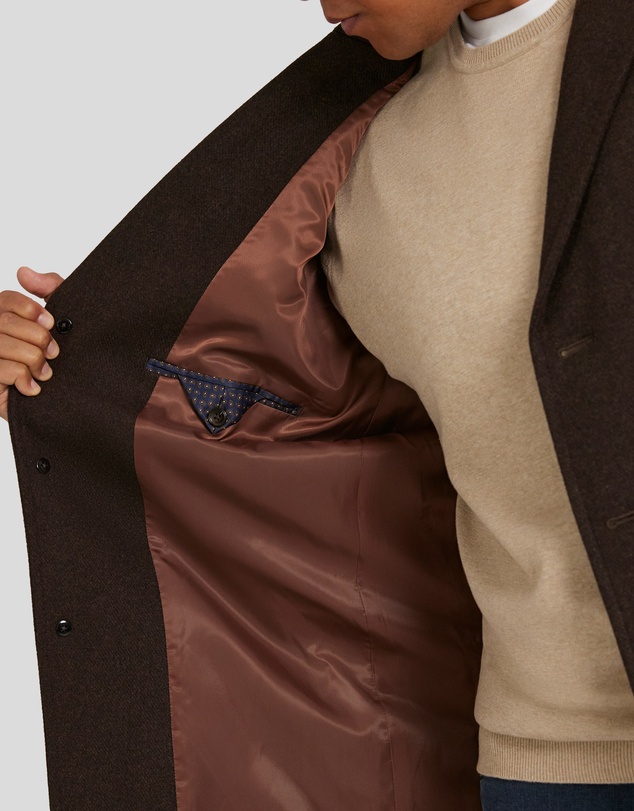 Johnny Bigg - Carson Wool Blend Overcoat