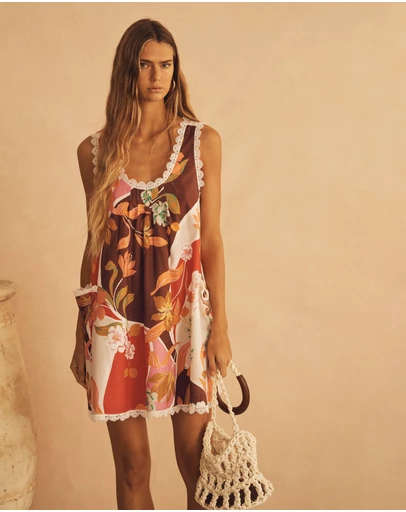 AUR OCEA - Lucca Mini Swing Dress
