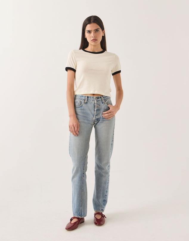 Brixton - Carefree Organic Ringer Tee