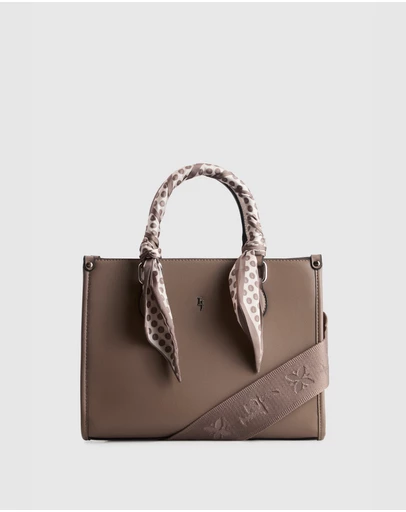 Laura Jones - Small Tote Bag With Scarf