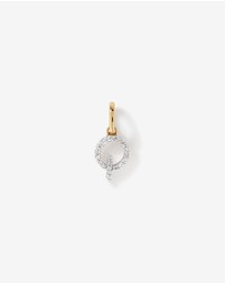 Michael Hill - Diamond Letter Q Initial Pendant in 10kt Yellow Gold
