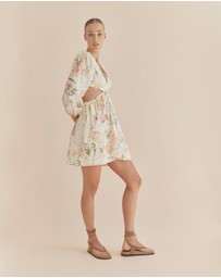 Amelius - Orangerie Long Sleeve Mini Dress