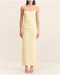 Shona Joy - Lani Strapless Corset Maxi Dress