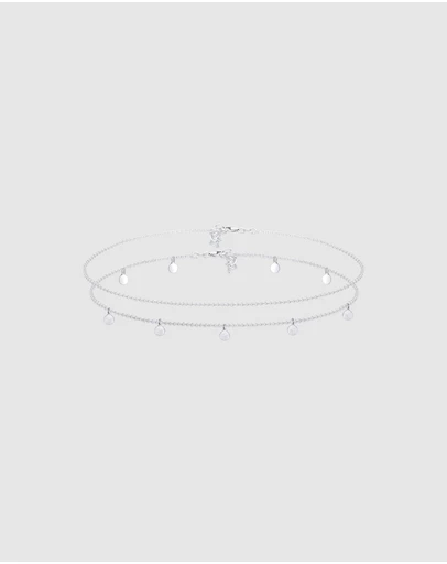 Elli Jewelry - Necklace Choker Set 925 Sterling Silver