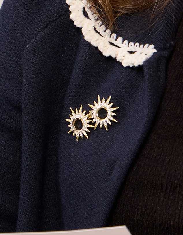 Wanderlust + Co - Sunburst Brooch Pin