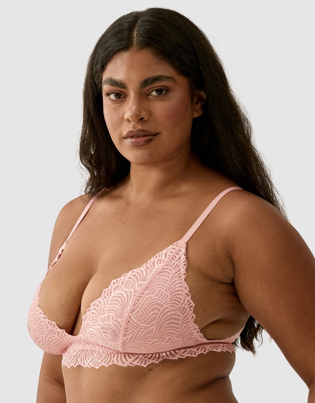 Naturana - Friday Unpadded Triangle Cup Recycled Lace Bralette