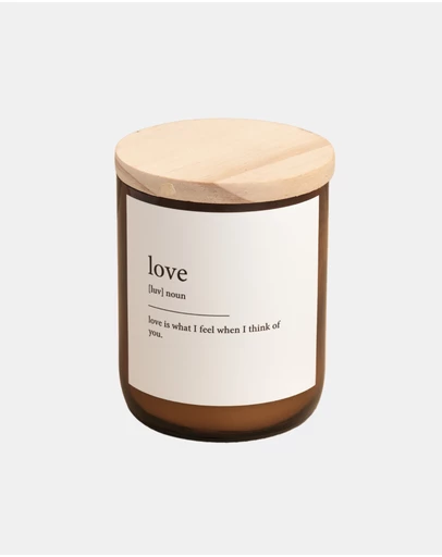 The Commonfolk Collective - Love ~ Dictionary Meaning Candle