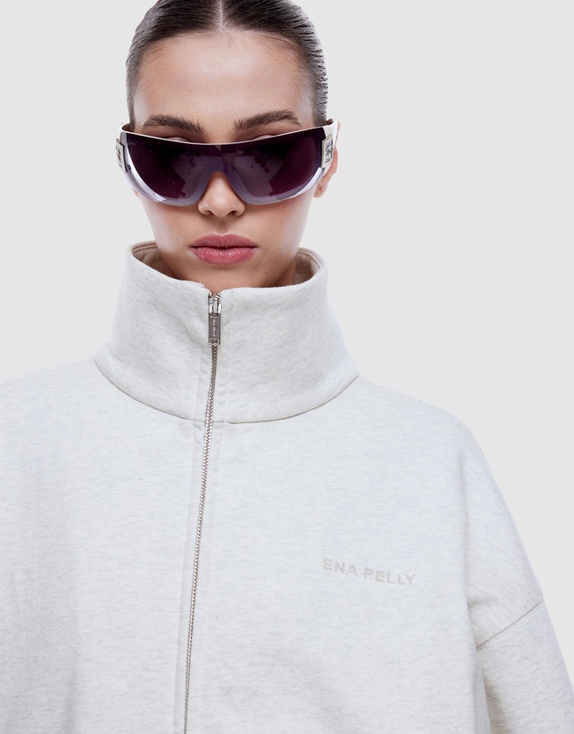 ENA PELLY - Paris Terry Zip-Thru Sweat