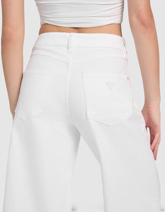 GUESS - Bellflower Crop Wide Leg Jeans
