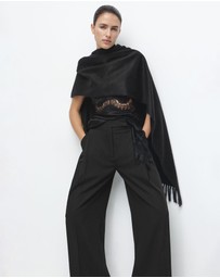 M.N.G - Pleated Wide Leg Trousers