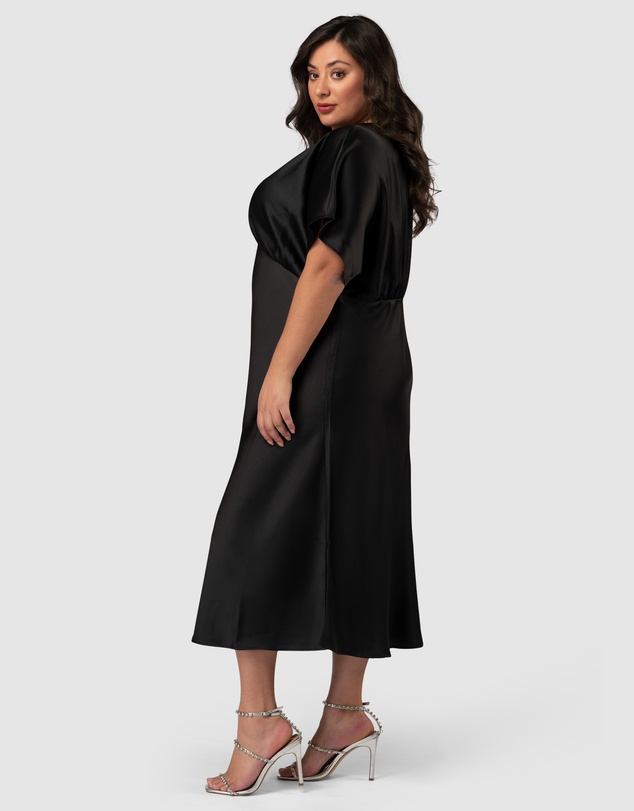 Pink Dusk by Curve Project - Wanting More Midi Dress