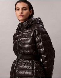 Calvin Klein - Lightweight Belted Puffer Jacket