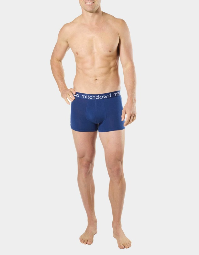 Mitch Dowd - Mitchdowd Mens 3 Pack Bamboo Blue Trunks