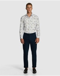 yd. - Derby Floral Bamboo Slim Shirt
