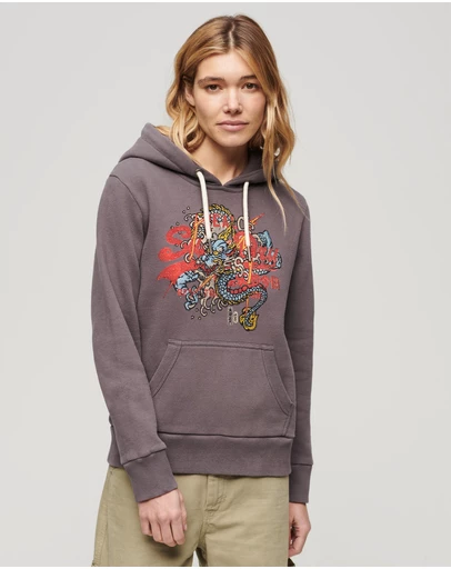 Superdry - Tokyo Vintage Logo Graphic Hoodieie