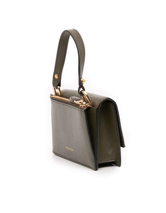 Pre-Loved by Azura Reborn - Pre-Loved Mini Leather Skull Lock Top Handle Bag