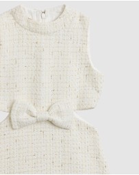 Bardot Junior - Chantelle Boucle Mini Dress - Kids-Teens