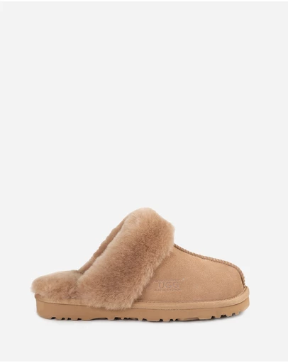 Ozwear Connection Uggs - Ugg Slippers Premium Australia Sheepskin Unisex Scuffette Suede