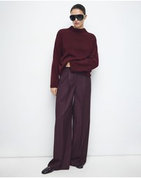 M.N.G - Knitted Sweater With Perkins Neck