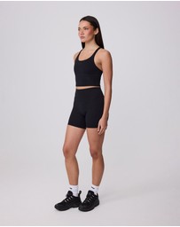 Upstate - Air Sculpt Strappy Sports Tank - Black