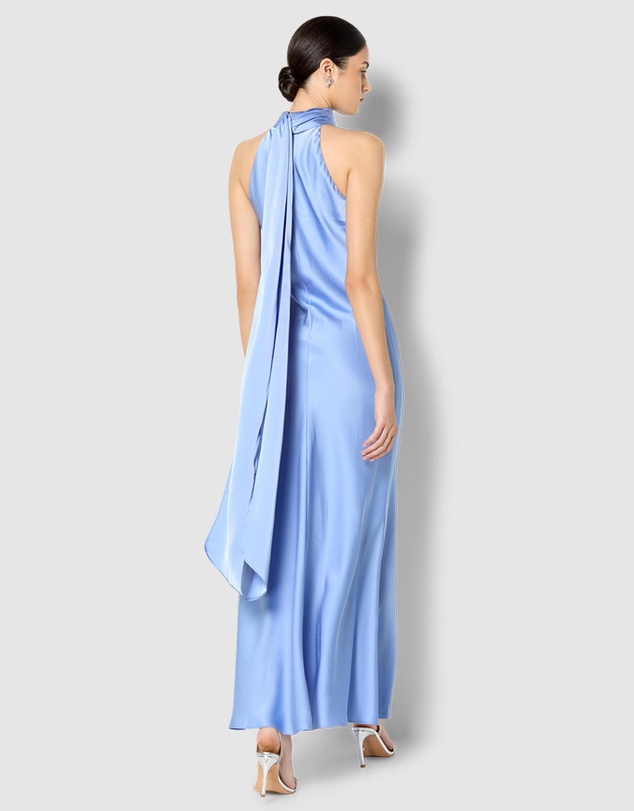 Montique - Azalea Satin Maxi Dress