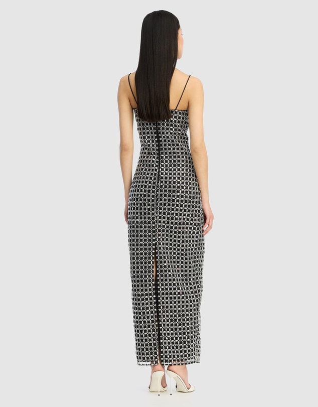 ROTATE - Beaded Maxi Slip Dress
