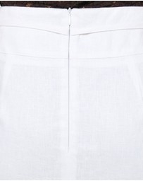AERE - Alba Linen Midi Skirt