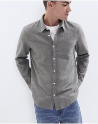 UNISON - Brushed Cotton L/S Regular Fit Shirt