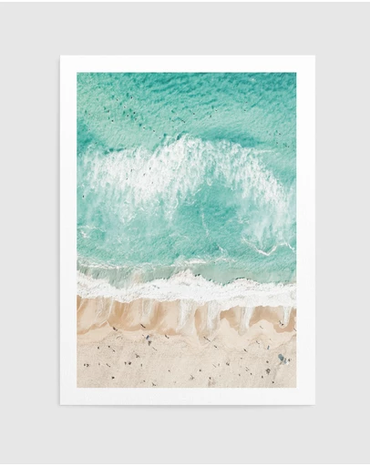 Olive et Oriel - Sand to Sea Bondi Art Print