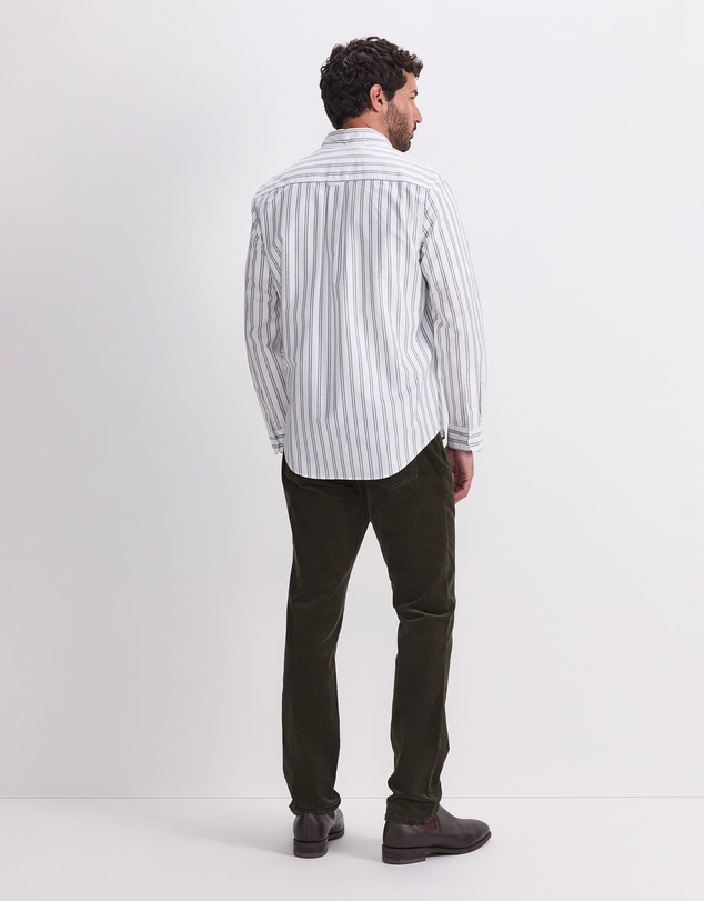 Sportscraft - Oxford Long Sleeve Stripe Shirt