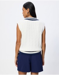 Walker Golf Things - Classic Cable Knit Vest