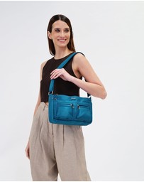 Pierre Cardin - Pierre Cardin  Nylon Anti-Theft Cross Body Bag