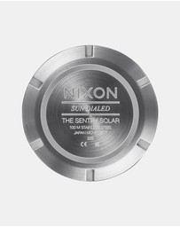 Nixon - Sentry Solar Stainless Steel