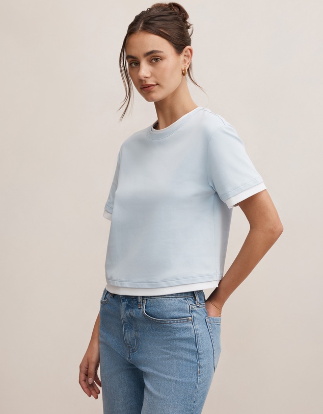 Forever New - Charlie Contrast Layered T-Shirt