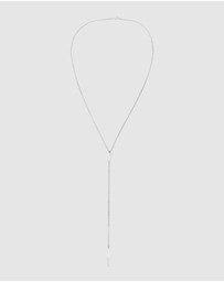Kuzzoi - ICONIC EXCLUSIVE - Necklace Men's Y-Chain Bar Pendant in 925 Sterling Silver