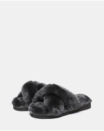 EVERAU - EverAU Ugg Leanna Double Faced Sheepskin Upper House Shoes