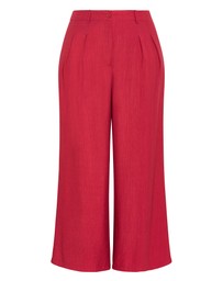 City Chic - Plus size Aria Tailored Wide Leg Pant - sienna