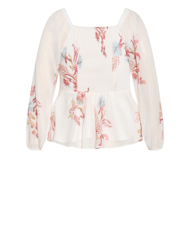City Chic - Shayla Floral Print Top