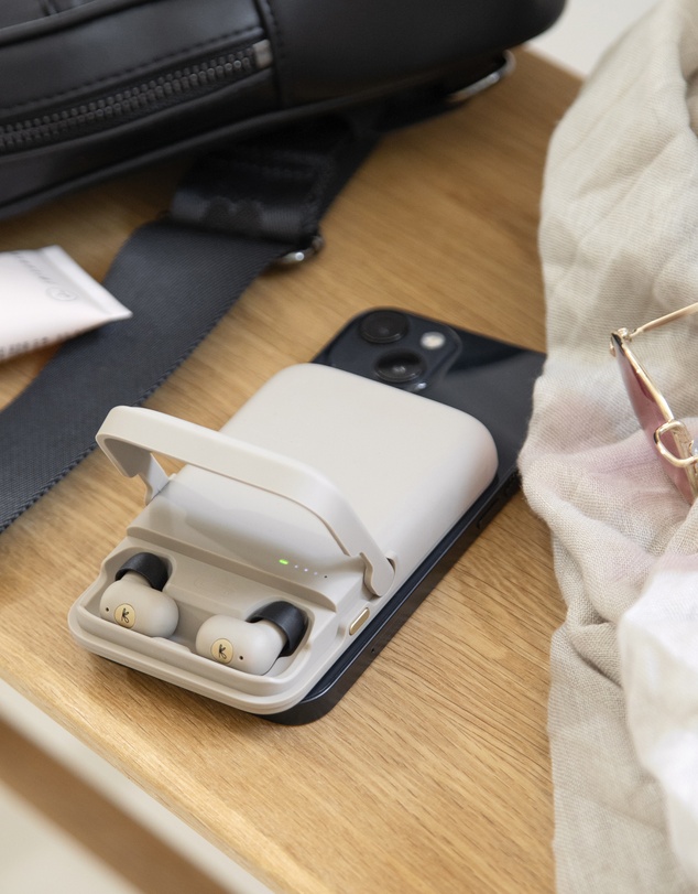 Kreafunk - Kreafunk Tocharge Go Powerbank + Earbuds - Ivory Sand