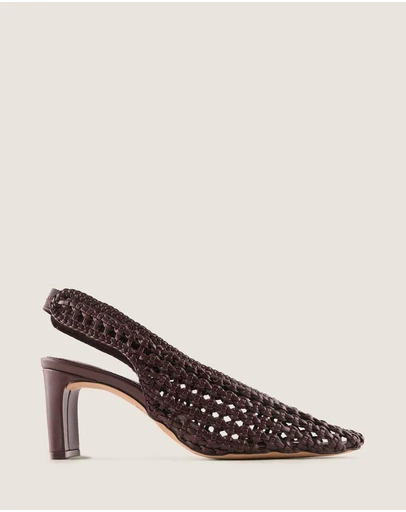 Shelly Shen - Iris High Heels Brown Leather